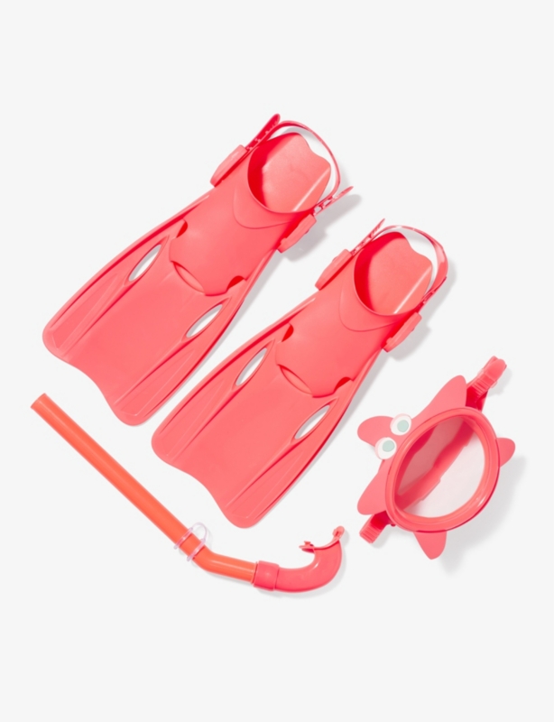 Kids' Melody the Mermaid three-piece small snorkel set