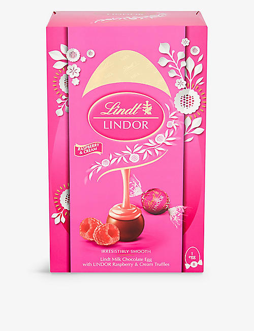 LINDT: Lindor and Raspberry Easter egg 260g