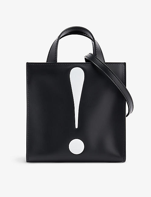 MOSCHINO: Gone With The Wind leather top-handle bag
