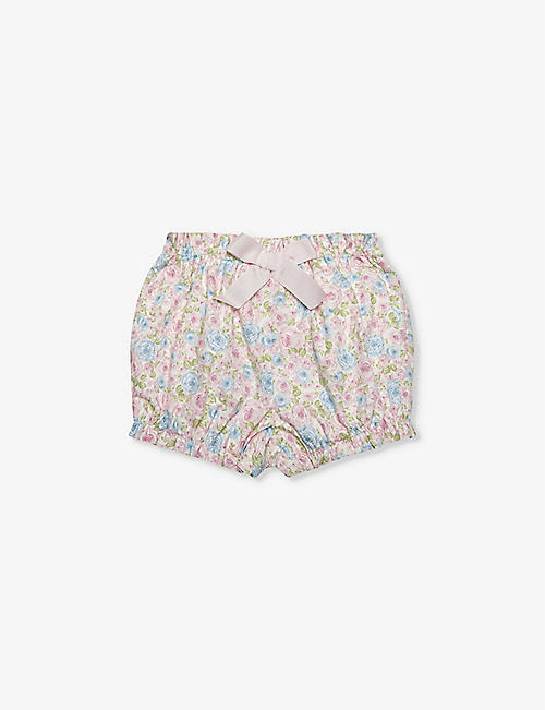 TROTTERS: Alice floral-print cotton bloomers 3-24 months