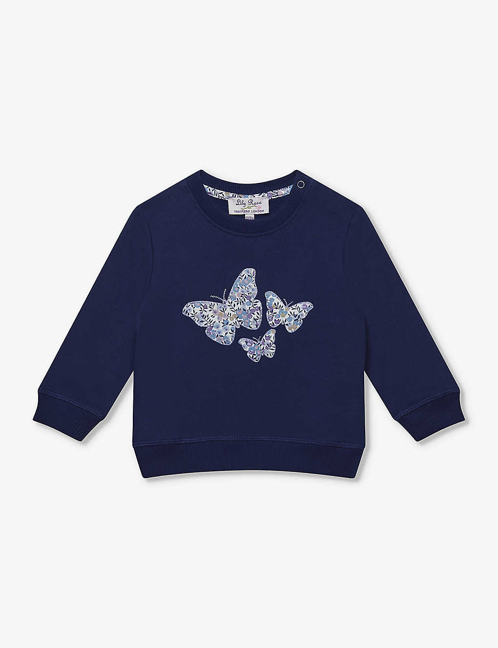 Trotters Babies'  Lilac Wiltshire Wiltshire Butterfly-motif Cotton Sweatshirt 3-24 Months