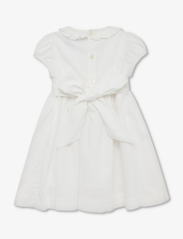 Willow rosebud hand-smocked cotton dress 3-24 months