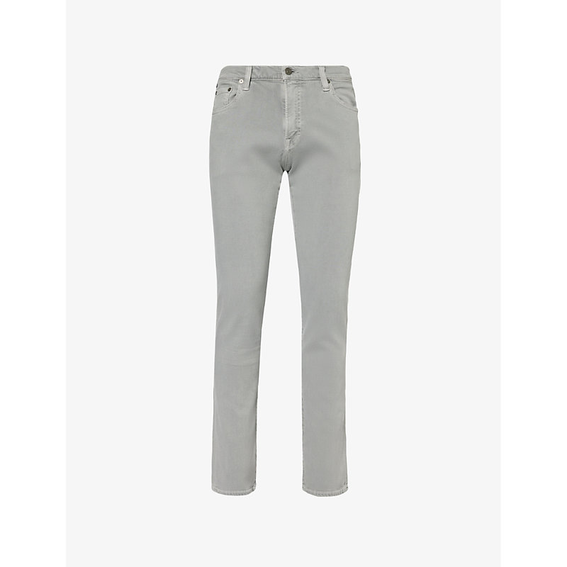 Citizens Of Humanity Adler Regular-fit Tapered Stretch-denim Jeans In Stone Age (md/lt Grey)