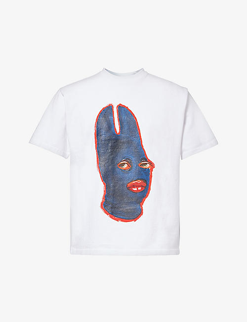 BASKETCASE: HYSTI graphic-print cotton-jersey T-shirt