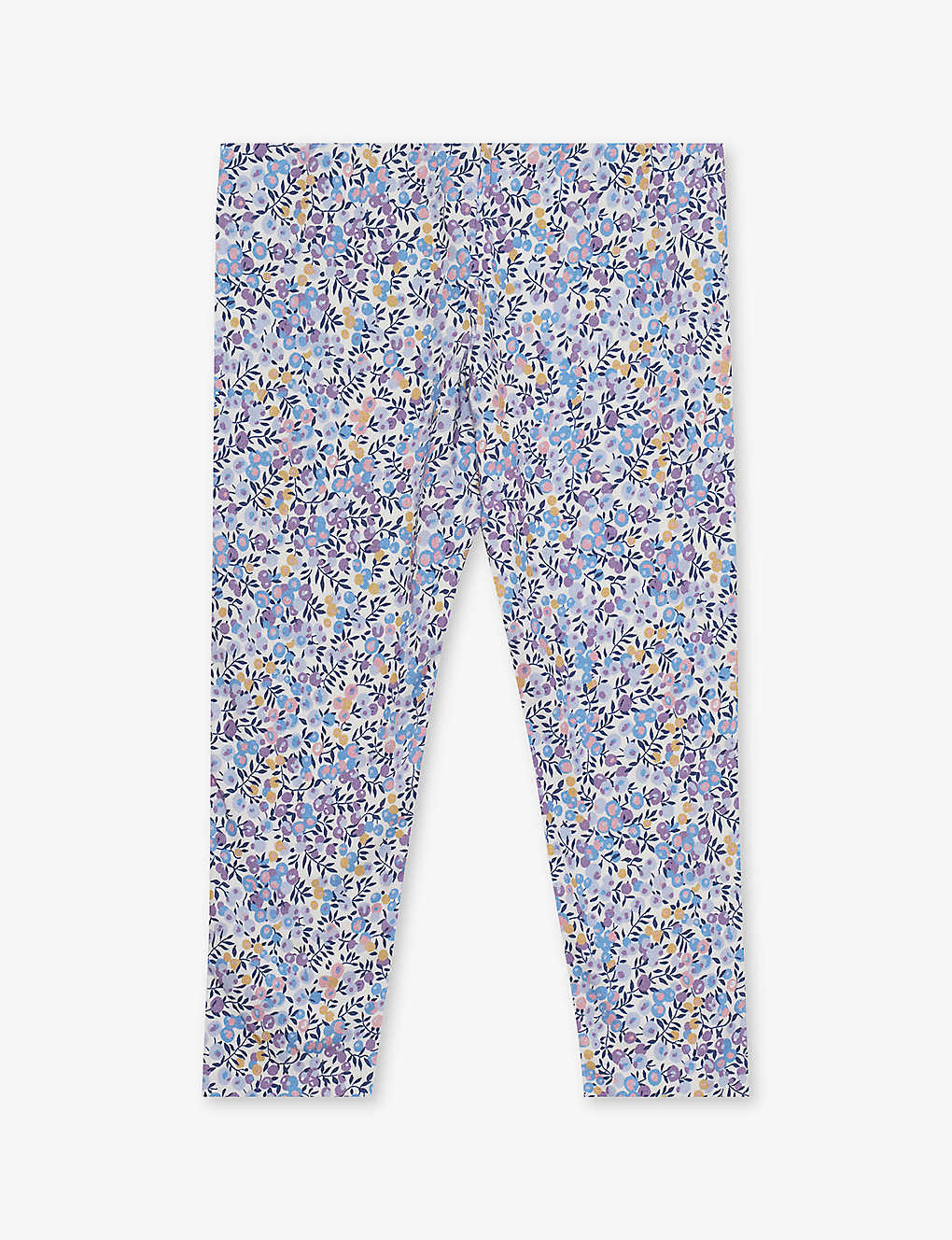 Trotters Babies' Wiltshire Floral-pattern Stretch-cotton Leggings 2-11 Years In Lilac Wiltshire