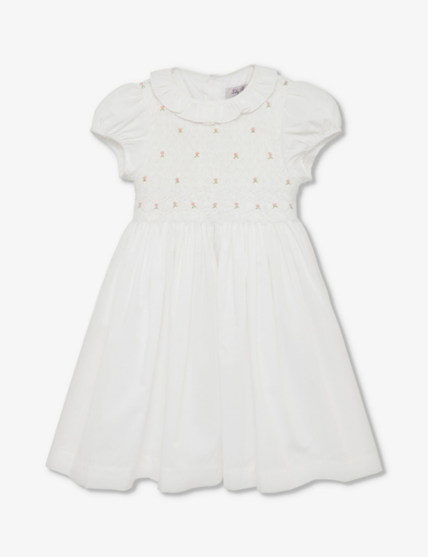 Willow Rose hand-smocked cotton dress 2-11 years