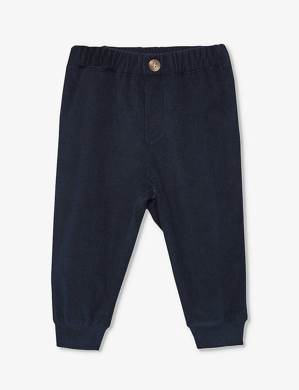 Trotters Babies'  Navy Orly Corduroy Stretch-cotton Trousers 3-24 Months