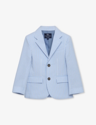 TROTTERS: Sebastian striped cotton blazer 2-11 years