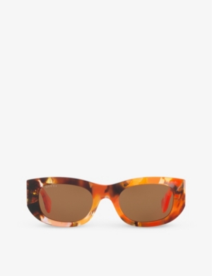 GUCCI: GG1627S round-frame acetate sunglasses