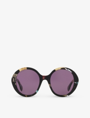 GUCCI: GG1628S round-frame acetate sunglasses