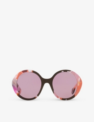 GUCCI: GG1628S round-frame acetate sunglasses