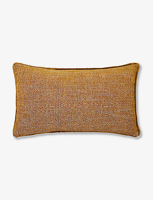 YVES DELORME: Geode chenille-weave cushion cover 57cm x 33cm