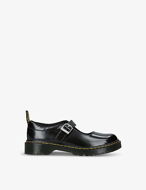 DR MARTENS: MJ Bex Youth contrast-stitch leather Mary Jane shoes 9-12 years