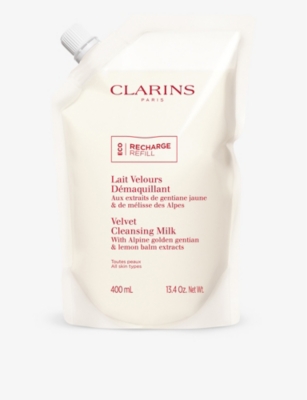 Clarins Velvet Cleansing Milk Refill In White