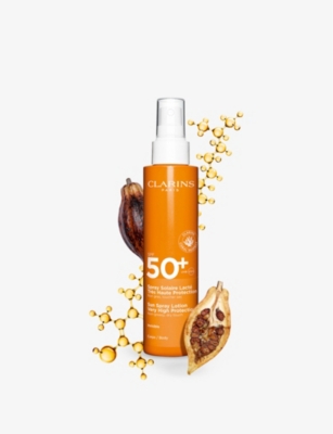 Shop Clarins Sun Spray Lotion Very High-protection Sunscreen Spf 50+
