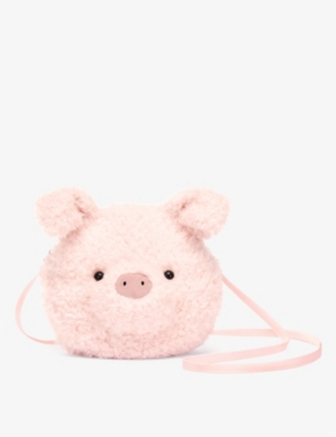 Jellycat Womens  Little Pig Woven Cross-body Bag