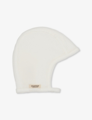 MAR MAR COPENHAGEN: Logo-embellished cotton-blend bonnet hat 6-9 months