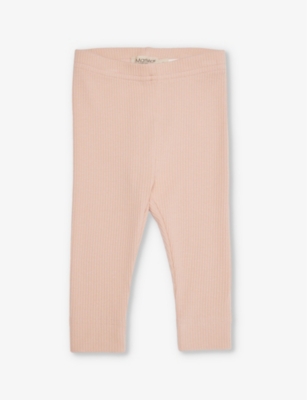 Mar Mar Copenhagen Babies'  Rose Ribbed Cotton-blend Leggings 2-9 Months