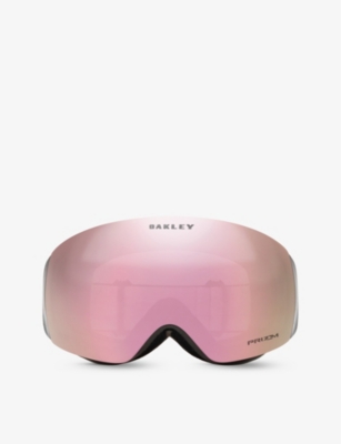 OAKLEY OAKLEY WOMEN'S BLACK OO7064 FLIGHT DECK M RECTANGLE-FRAME ACETATE PRIZM SKI GOGGLES