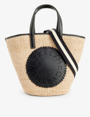 STELLA MCCARTNEY: Abaca raffia basket bag