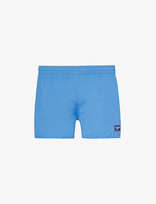 SPEEDO: Brand-patch mid-rise recycled nylon swim shorts