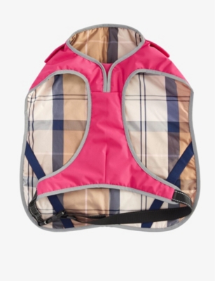 Monmouth corduroy-collar sleeveless shell dog coat