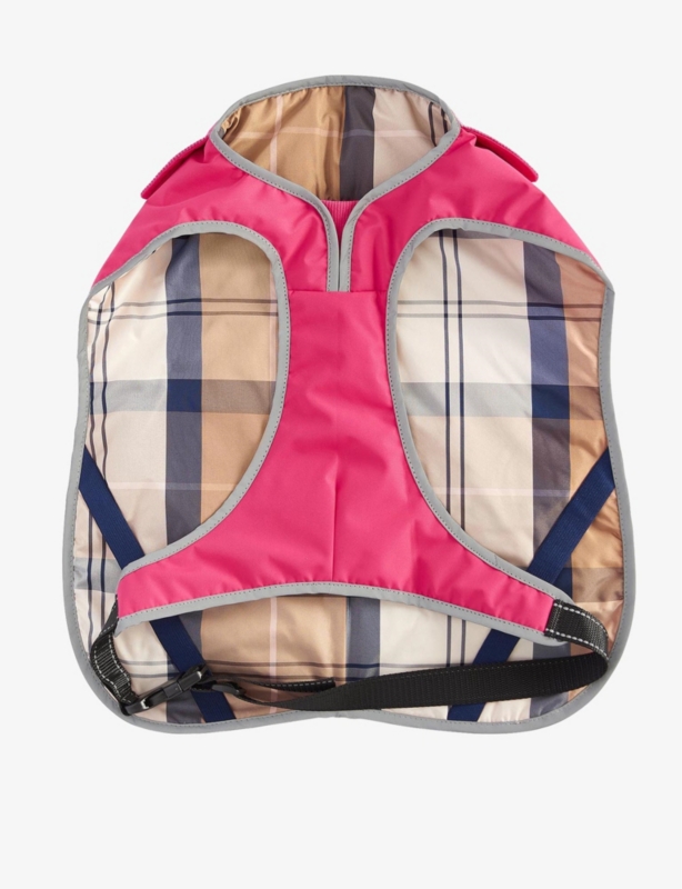 Monmouth corduroy-collar sleeveless shell dog coat
