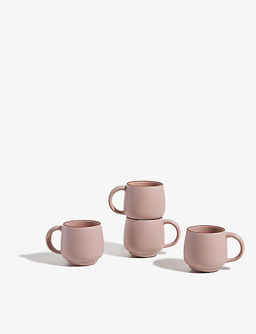 OUR PLACE: Night + Day ceramic mugs set of four