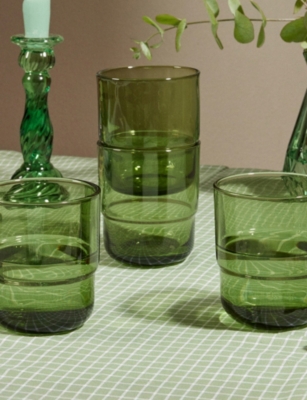 OUR PLACE: Night + Day water glasses set of four