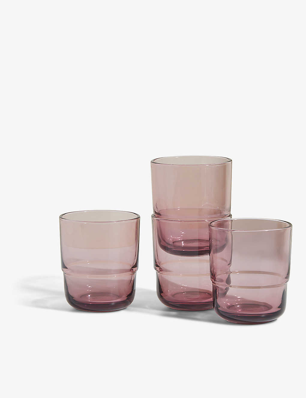 Our Place Rosa Night + Day Water Glasses Set Of Four