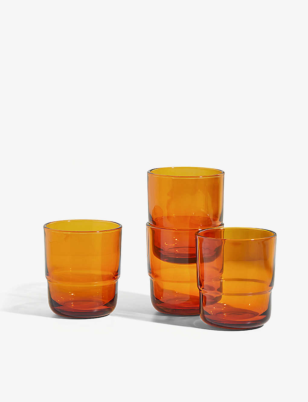 Our Place Sunset Night + Day Water Glasses Set Of Four