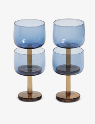 Our Place Twilight Dusk Party Coupe Glasses Set Of Four