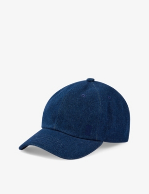 Soeur Womens Indigo Serena Organic-cotton Baseball Cap In Blue
