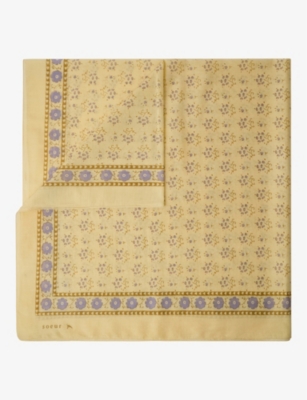SOEUR: Foulard Classiq graphic-print cotton scarf