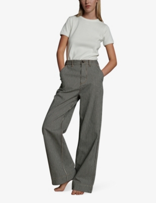 SOEUR: Alissio wide-leg high-rise jeans