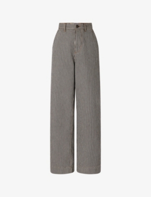 SOEUR: Alissio wide-leg high-rise jeans