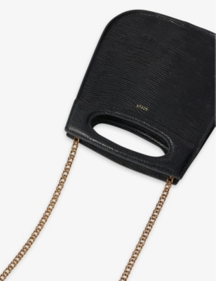 Soeur Womens Black Cheri Mini Leather Cross-body Bag In Black