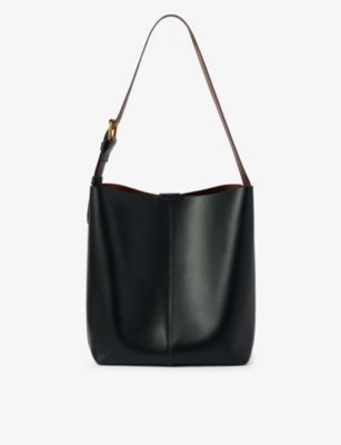 SOEUR: Saudade logo-embossed leather shoulder bag