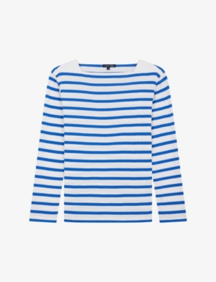 SOEUR: Katy stripe cotton T-shirt