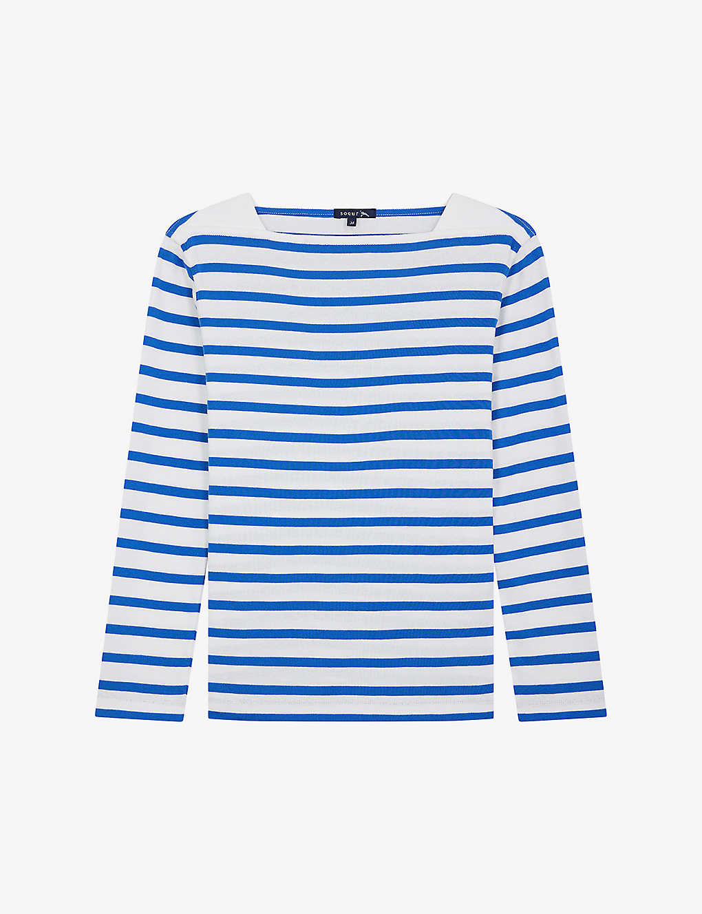 Soeur Womens Print Katy Stripe Cotton T-shirt In Multi-coloured
