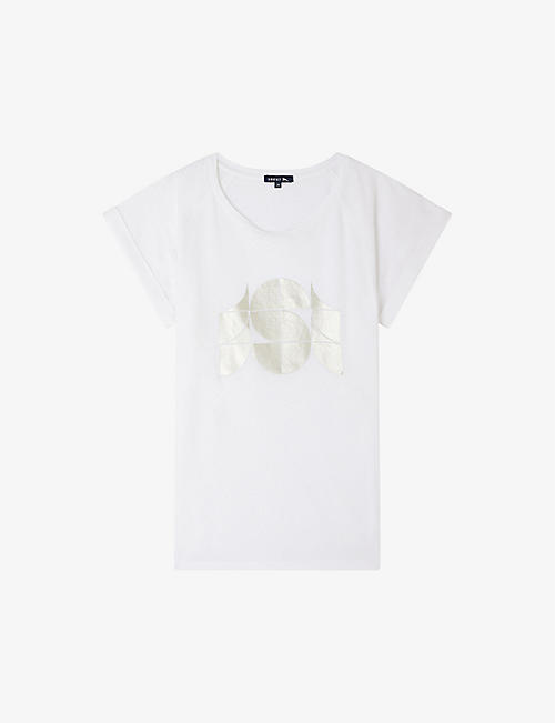 SOEUR: Valentina graphic-print short-sleeve organic-cotton T-shirt