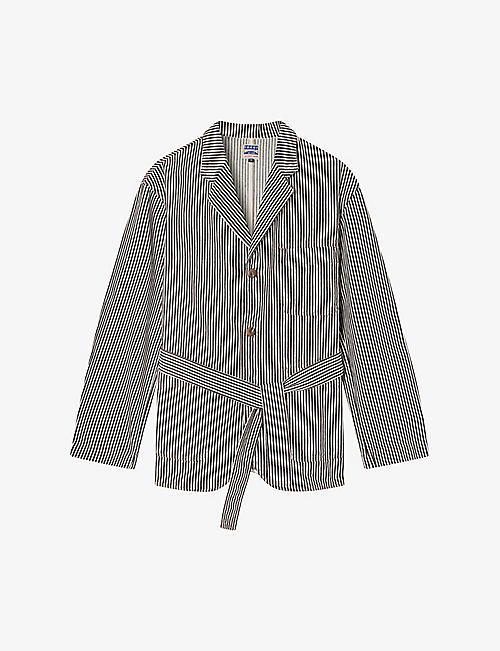 SOEUR: Alphonse stripe cotton jacket