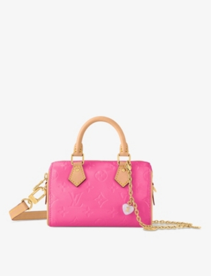 LOUIS VUITTON: Nano Speedy leather top-handle bag