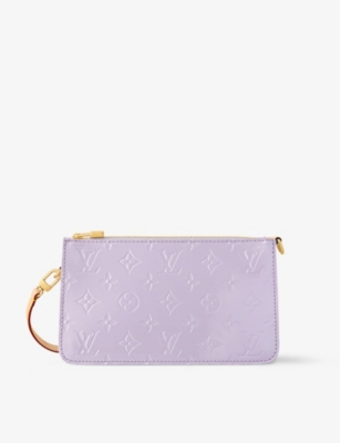 LOUIS VUITTON: Lexington monogram-embossed leather pouch