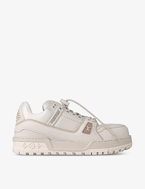 LOUIS VUITTON: LV Maxi leather low-top trainers