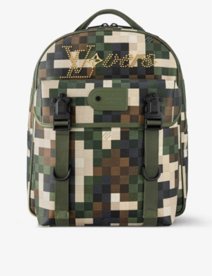 LOUIS VUITTON: Motion coated-canvas backpack