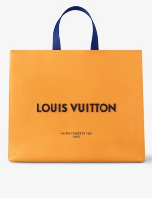 LOUIS VUITTON Shopper Bag MM leather tote bag