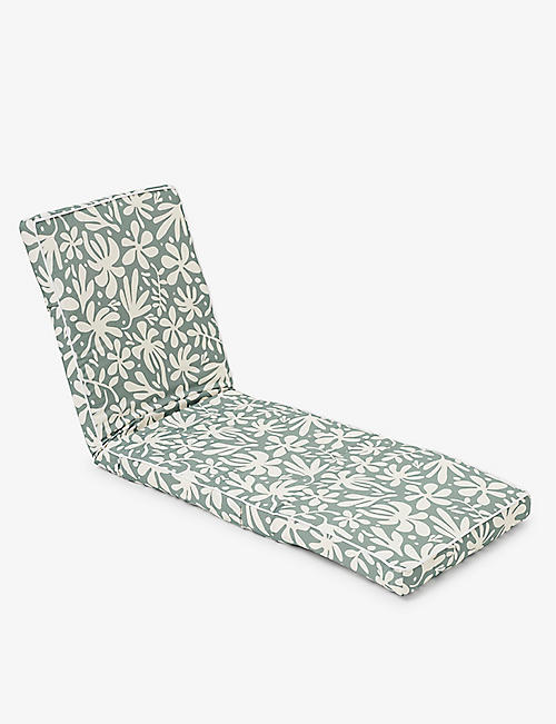 SUNNYLIFE: The Vacay graphic-print woven sun lounger chair 180cm