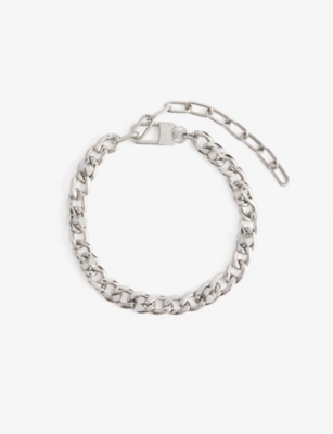 VITALY: Frenzy logo-charm stainless-steel bracelet