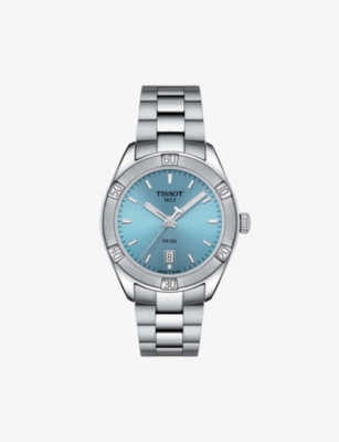 TISSOT: T1019101135100 PR 100 Sport Chic stainless-steel quartz watch